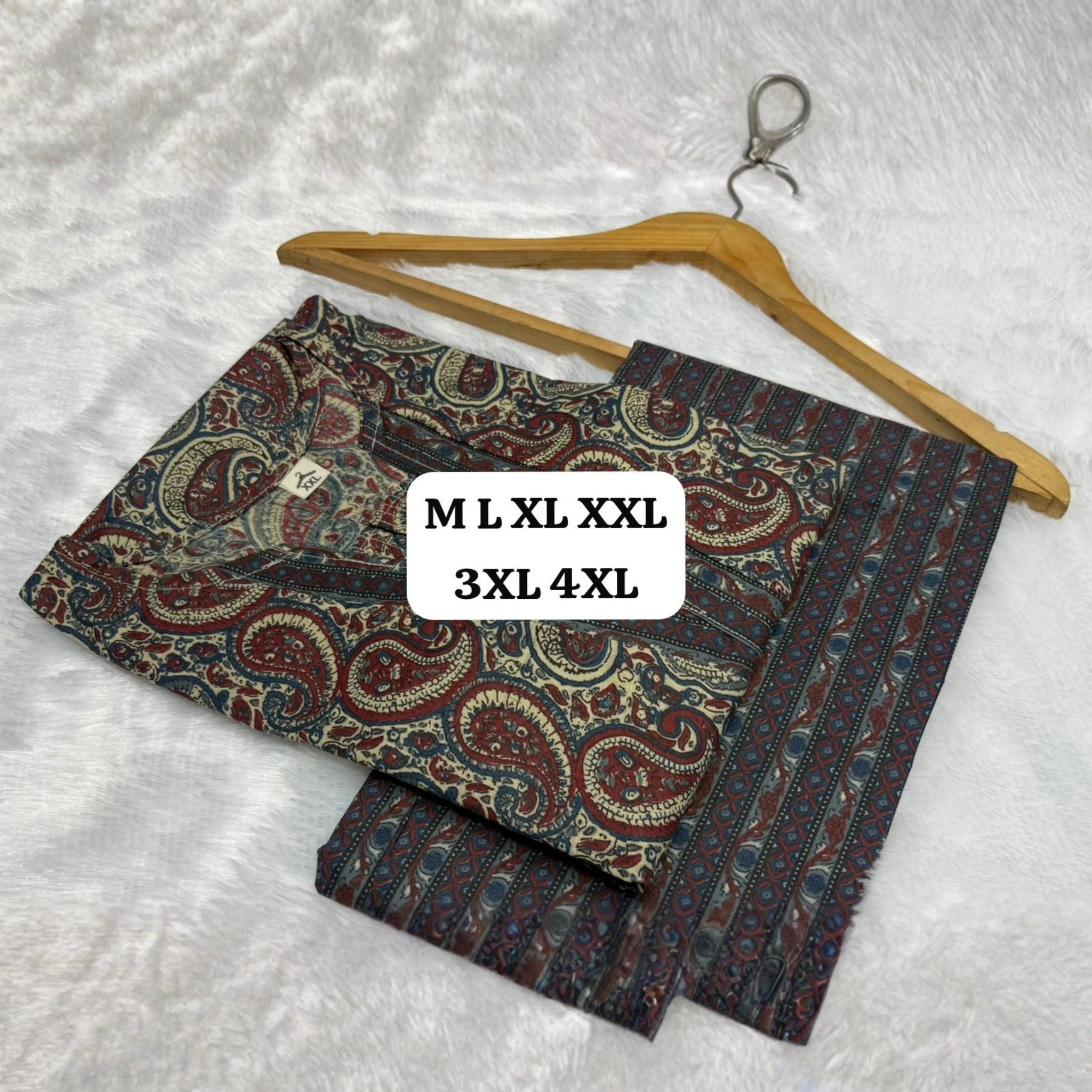Pure Camric Cotton Kurti Pant Set