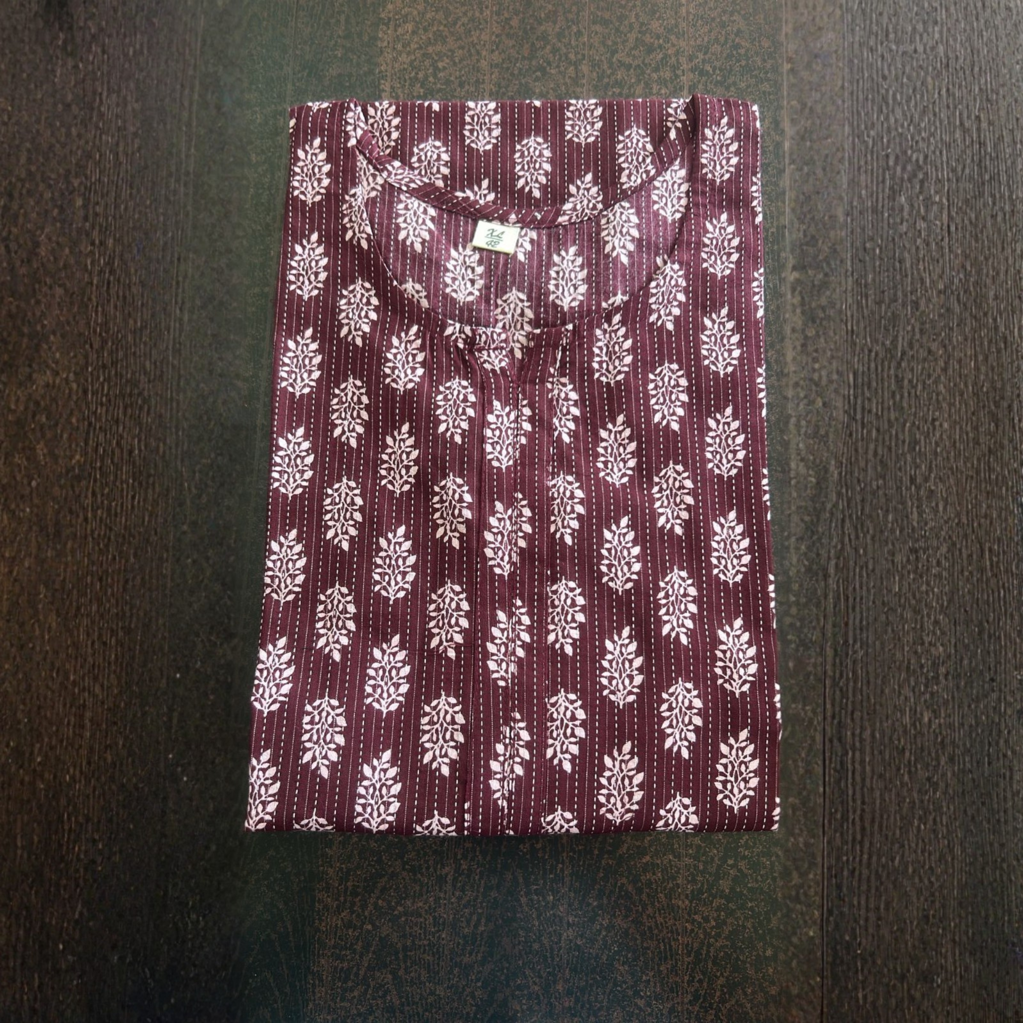 Cotton Printed Straight Kurti