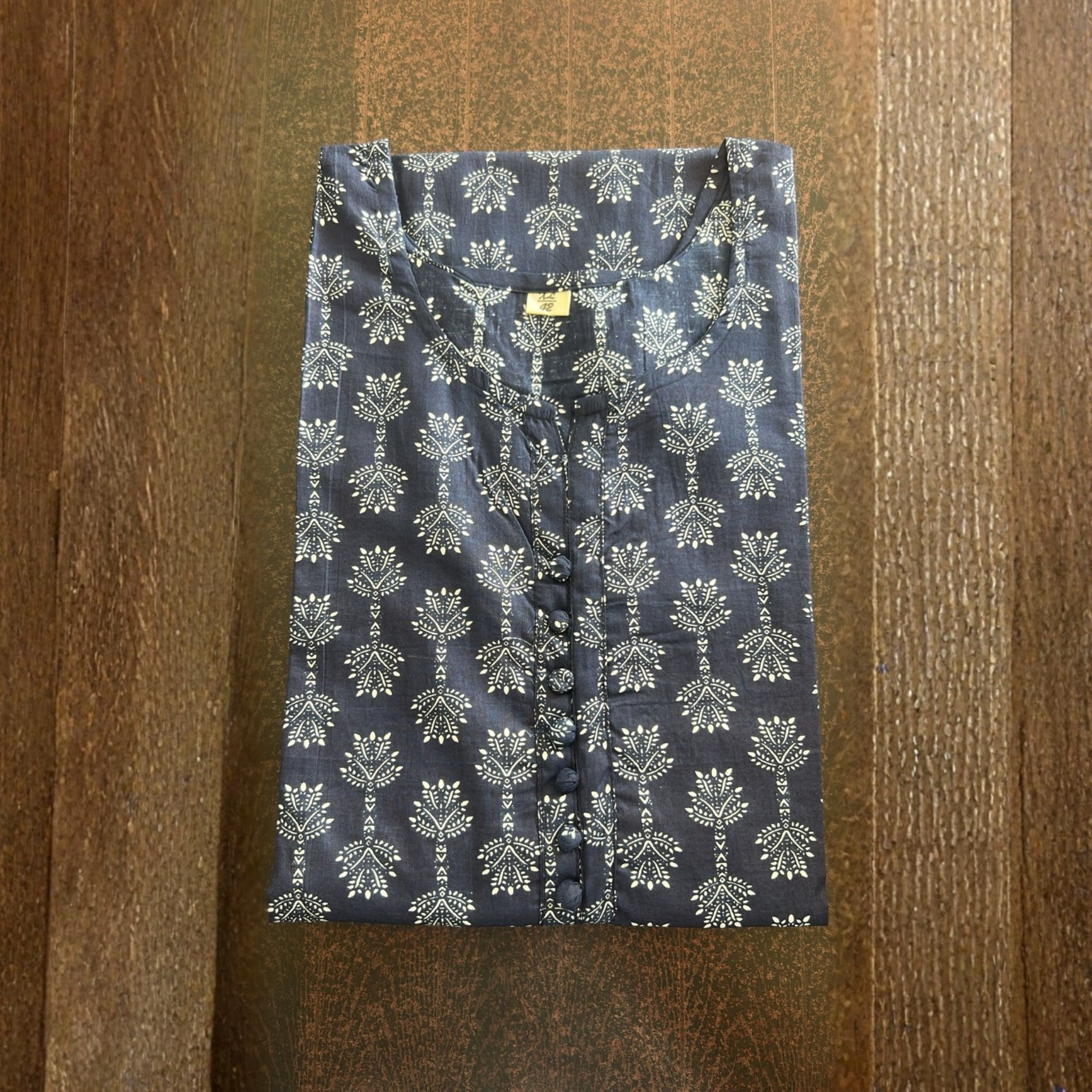 Cotton Printed Straight Kurti