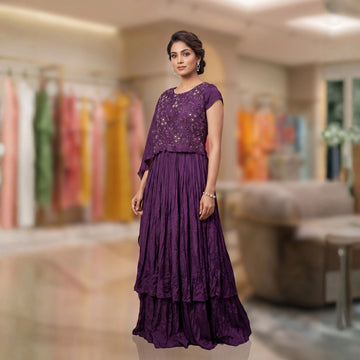 Stunning Indo-Western Designer Gown