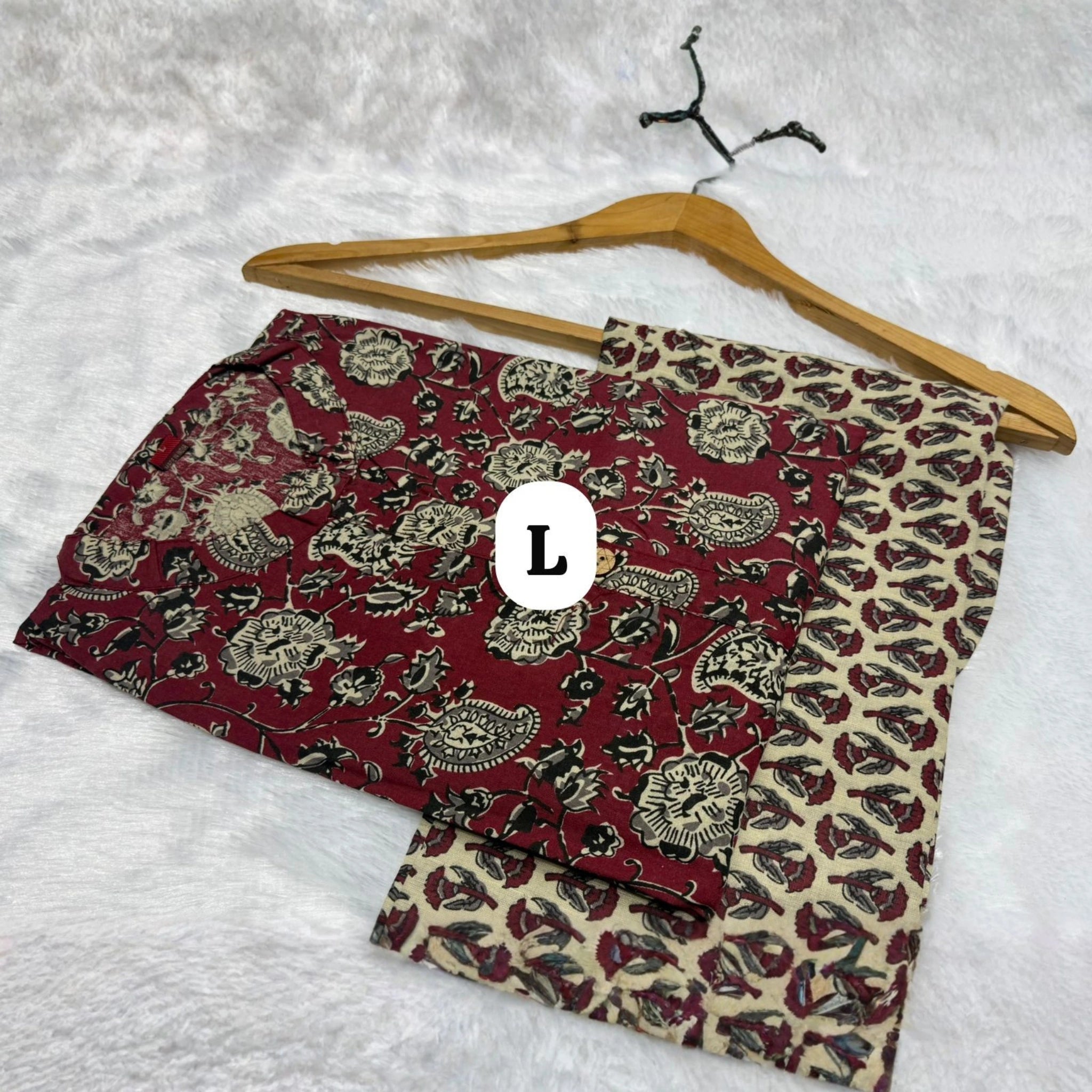 Pure Camric Cotton Kurti Pant Set