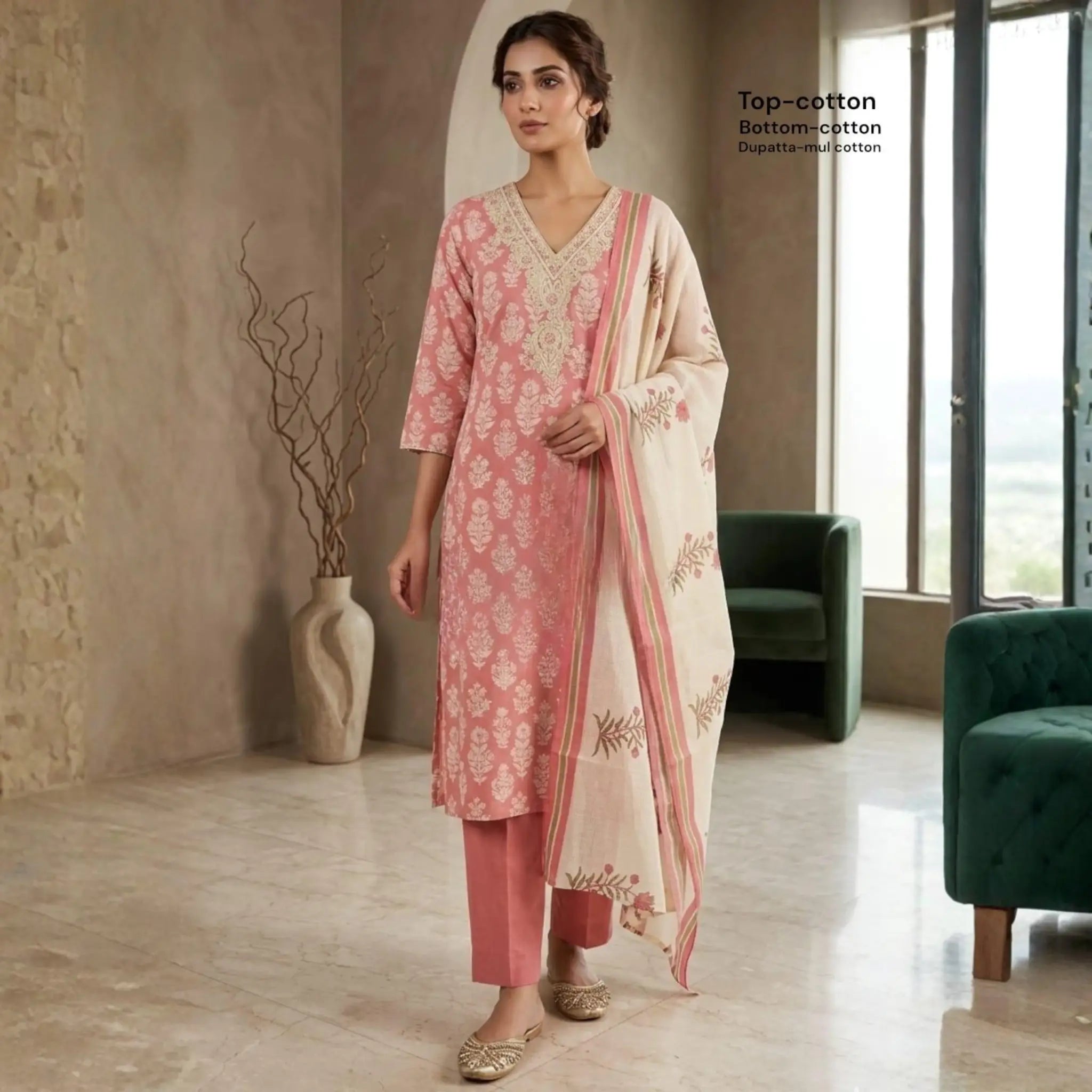 Florence Green Cotton Comfort Wear