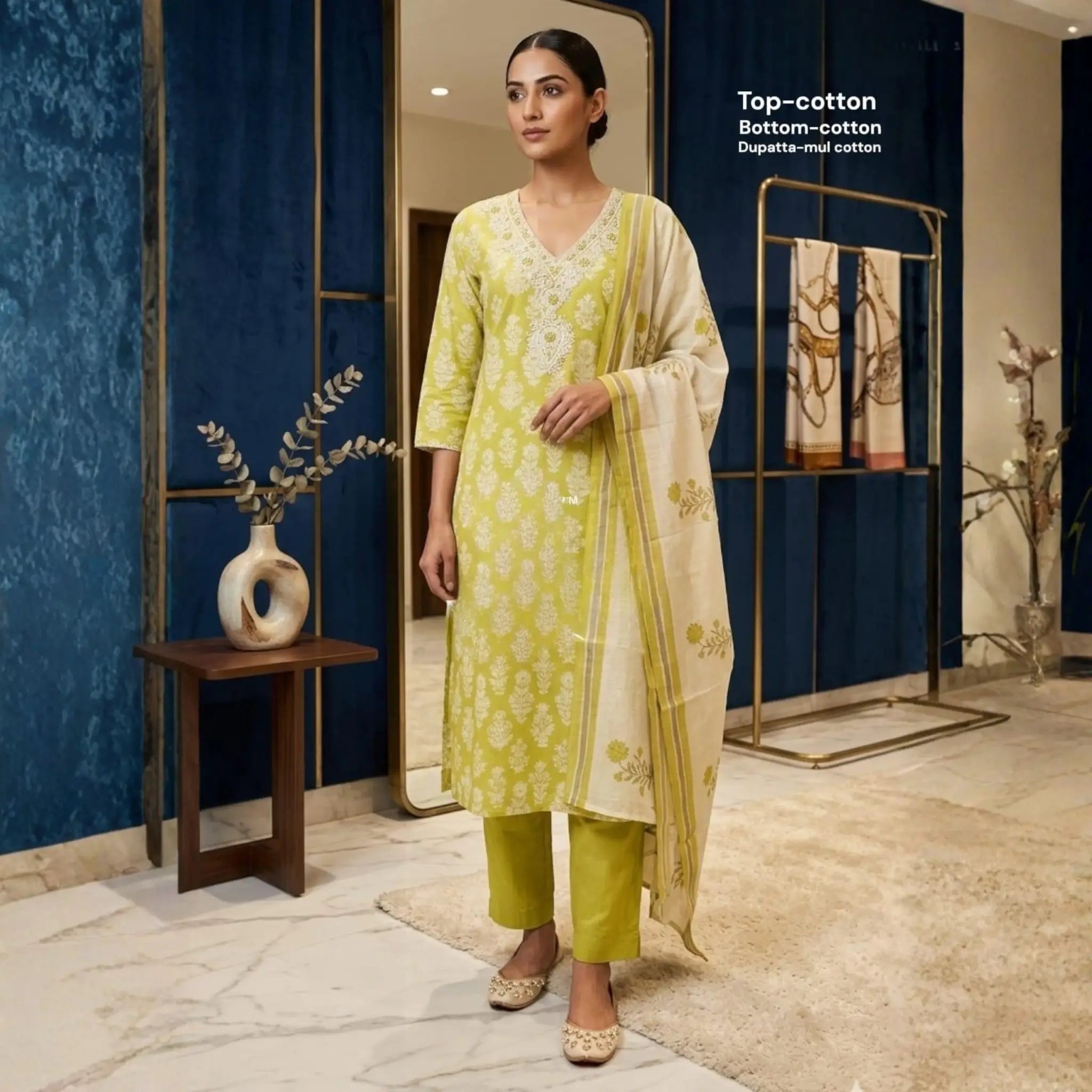 Florence Green Cotton Comfort Wear