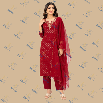 Elegant Embroidered Kurta Set